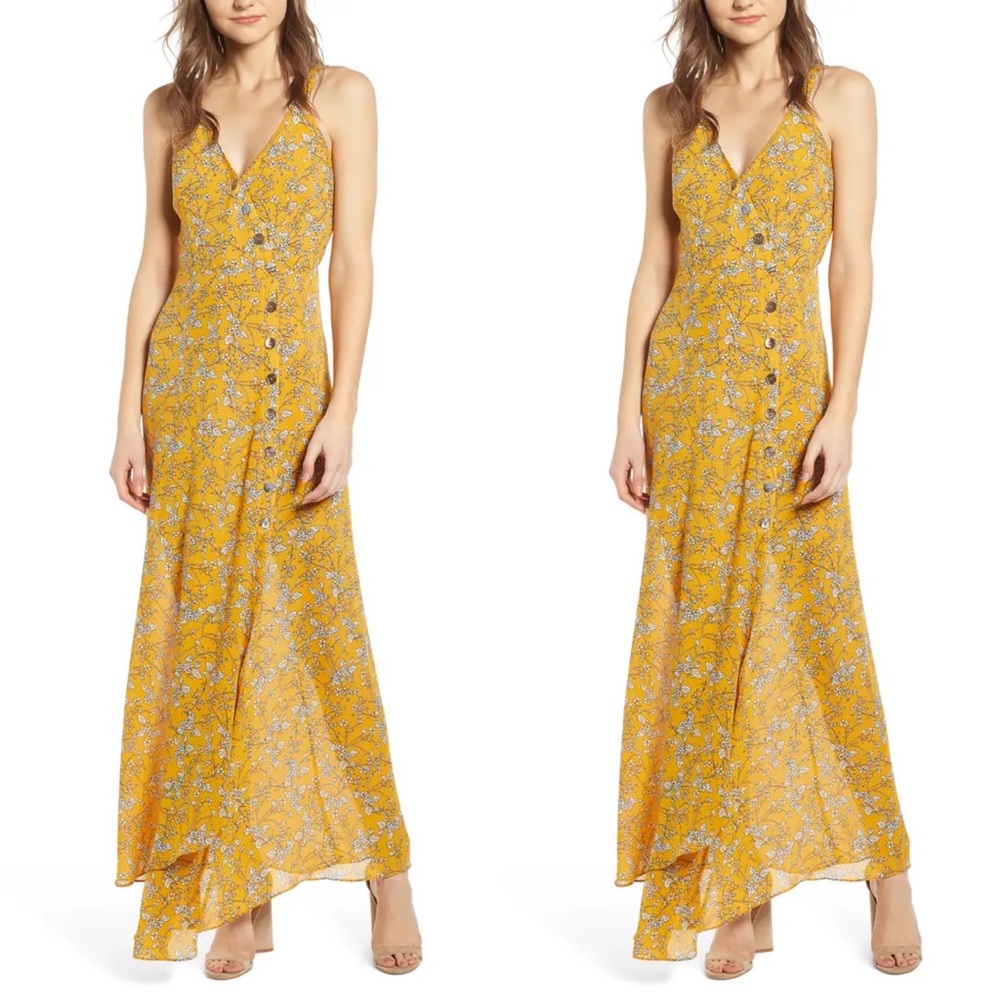 Heartloom Londyn wildflower marigold maxi dress Xs